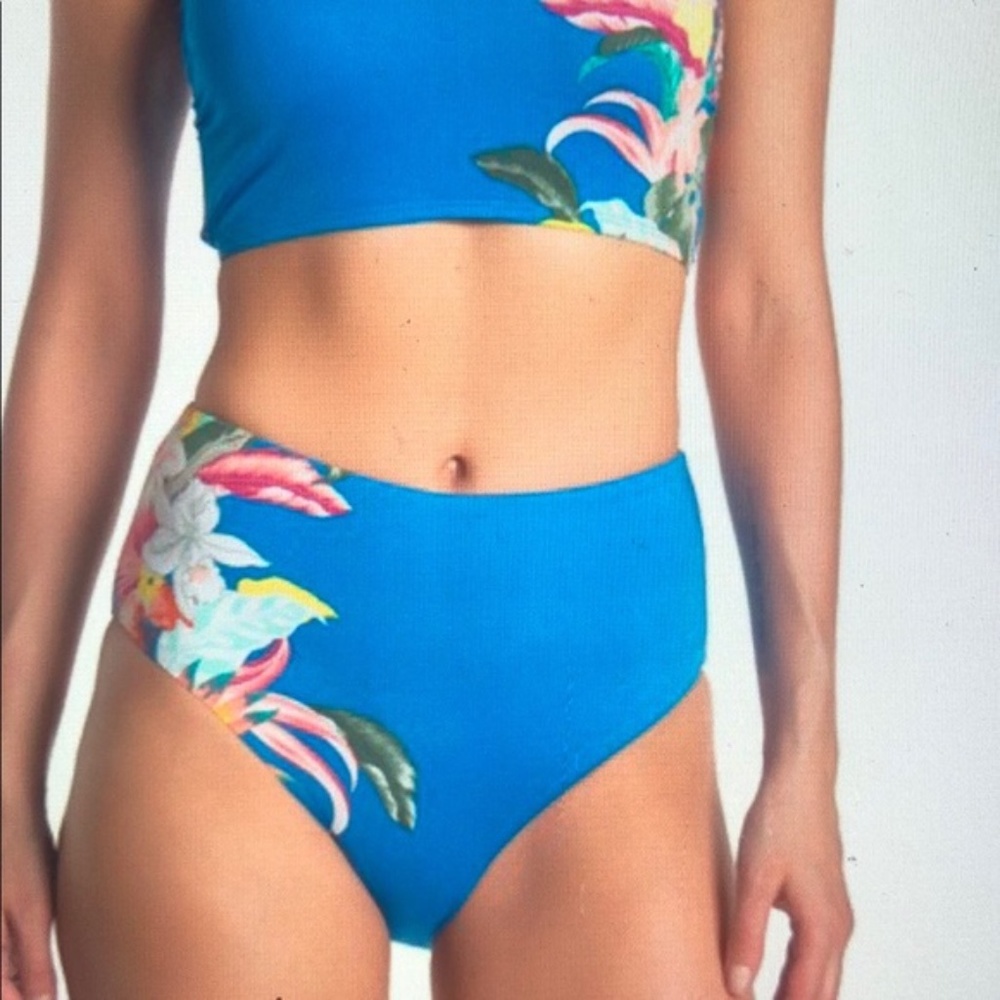 NEW!!! - Laundry by Design Rainforest High Waist Bikini S